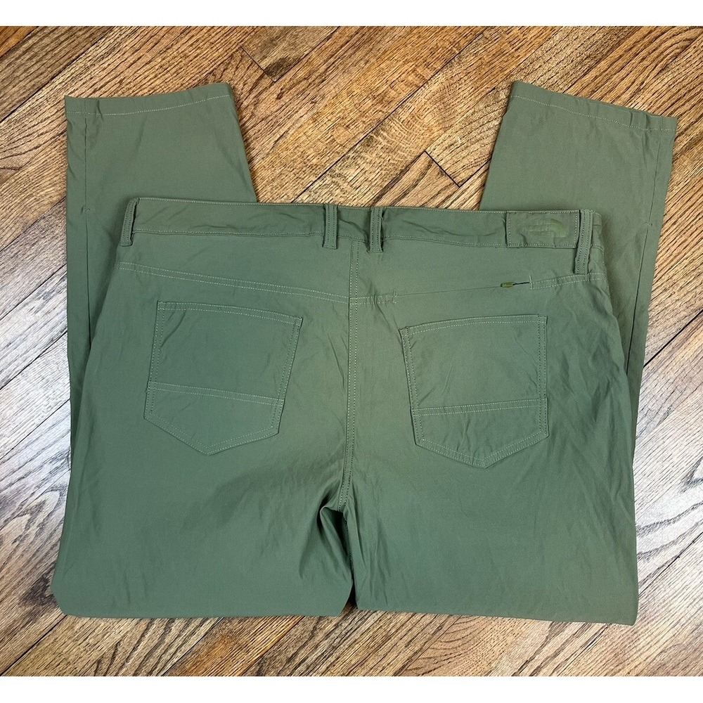 The North Face Hiking Pants Green Campfire Outdoors Nylon Men's Size‎ 42x30 - Picture 5 of 5